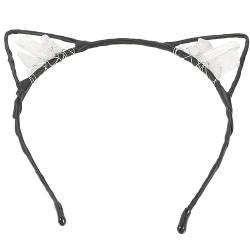HAKIDZEL Haarschmuck für Katzenohren Kopfbedeckungen mit tanzenden Kugeln Katzenhaar-Accessoires für Frauen Haargummi Stirnband Cosplay-Stirnbänder Katzen-Stirnbänder wild von HAKIDZEL