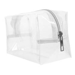 HAKIDZEL Kosmetiktasche Kulturbeutel Reißverschlusstaschen Schreibwaren Mäppchen Reise Handgepäck Hautpflegetasche Make up Tasche Transparent Fräulein Hohe Kapazität Aufbewahrungstasche PVC von HAKIDZEL