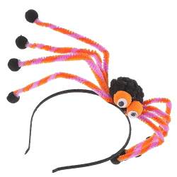 HAKIDZEL Spinnen-stirnband Halloween-kostüm-stirnbänder Halloween-party-kopfstück Stirnbänder Für Erwachsene Halloween-haarschmuck Fräulein Plüsch Lustig Spinnennetz von HAKIDZEL
