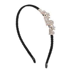 HAKIDZEL Strass-stirnband Haarschmuck Praktischer Kopfschmuck Nicht-kopfschmuck Elegantes Stirnband Mond Stirnband Bequemes Stirnband Legierung Strass Kopfbedeckung Strasssteine Fräulein von HAKIDZEL