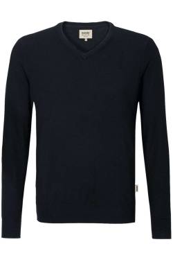 HAKRO 144 Regular Fit Pullover schwarz, Einfarbig von HAKRO