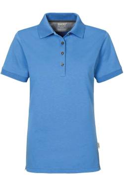 HAKRO 214 Regular Fit Damen Poloshirt malibublau, Einfarbig von HAKRO