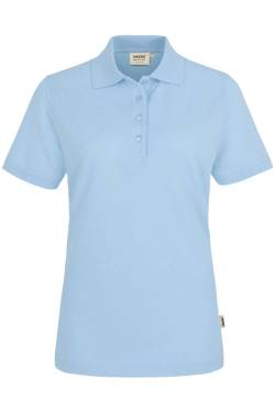 HAKRO 216 Regular Fit Damen Poloshirt eisblau, Einfarbig von HAKRO