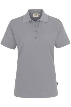 HAKRO 216 Regular Fit Damen Poloshirt grau, Einfarbig von HAKRO