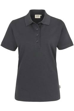 HAKRO 218 Regular Fit Damen Poloshirt anthrazit, Einfarbig von HAKRO