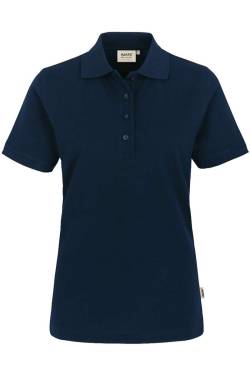 HAKRO 218 Regular Fit Damen Poloshirt nachtblau, Einfarbig von HAKRO