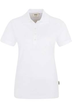 HAKRO 222 Regular Fit Damen Poloshirt weiss, Einfarbig von HAKRO