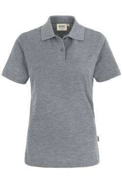 HAKRO 224 Regular Fit Damen Poloshirt grau, Meliert von HAKRO