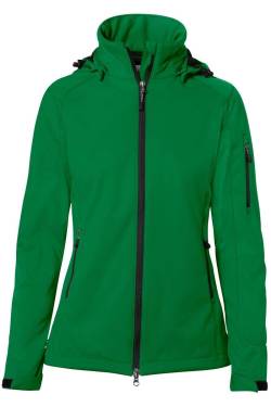 HAKRO 248 Regular Fit Damen Softshelljacke dunkelgrün, Einfarbig von HAKRO