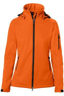 HAKRO 248 Regular Fit Damen Softshelljacke orange, Einfarbig von HAKRO