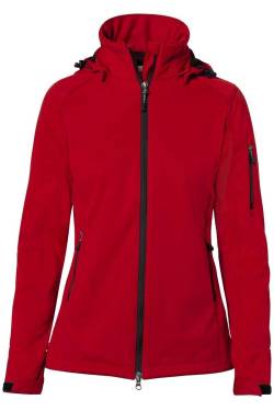 HAKRO 248 Regular Fit Damen Softshelljacke rot, Einfarbig von HAKRO