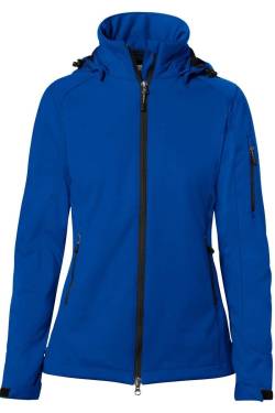 HAKRO 248 Regular Fit Damen Softshelljacke royal, Einfarbig von HAKRO