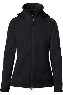 HAKRO 248 Regular Fit Damen Softshelljacke schwarz, Einfarbig von HAKRO