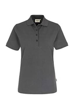 HAKRO Damen Polo-Shirt "Classic" - 110 - graphite - Größe: XXL von HAKRO