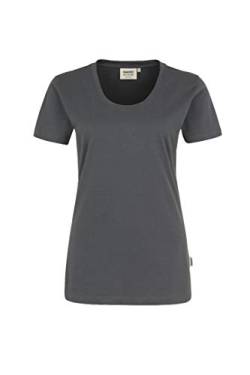 HAKRO Damen T-Shirt „Classic“ - 127 - graphite - Größe: XL von HAKRO