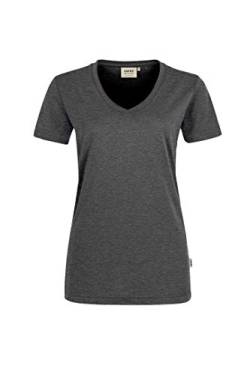 HAKRO Damen T-Shirt Performance - 181 - anthrazit/melange - Größe: XL von HAKRO