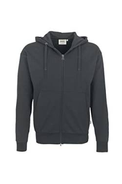 HAKRO Kapuzen-Sweatjacke Premium, anthrazit, 3XL von HAKRO