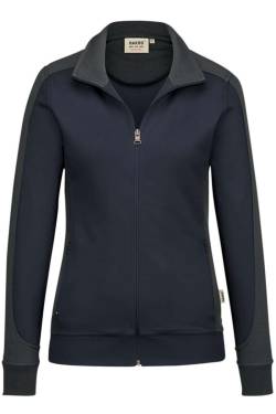 HAKRO  MIKRALINAR® Regular Fit Damen Sweatjacke navy, Einfarbig von HAKRO