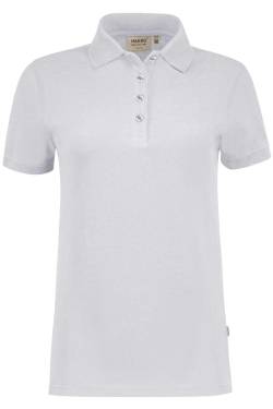 HAKRO Organic Regular Fit Damen Poloshirt weiss, Einfarbig von HAKRO