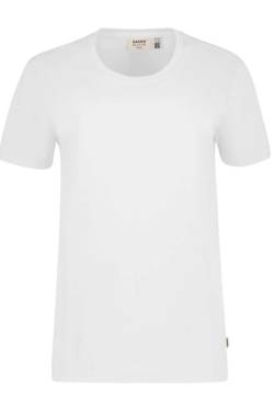 HAKRO Organic Regular Fit T-Shirt Rundhals weiss, Einfarbig von HAKRO