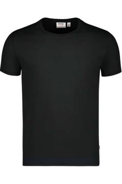 HAKRO Performance Regular Fit T-Shirt Rundhals schwarz, Einfarbig von HAKRO