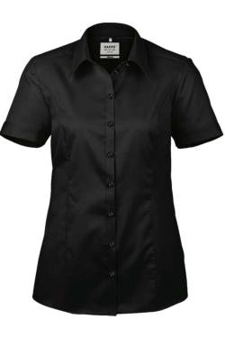 HAKRO Regular Fit Bluse Kurzarm schwarz von HAKRO