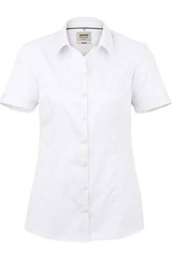 HAKRO Regular Fit Bluse Kurzarm weiss von HAKRO