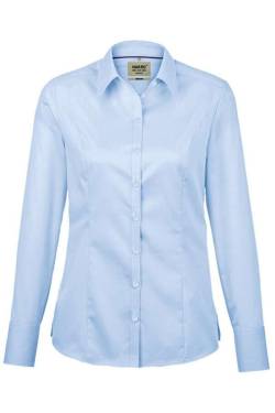 HAKRO Regular Fit Bluse himmelblau, Einfarbig von HAKRO