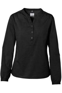 HAKRO Regular Fit Bluse schwarz, Einfarbig von HAKRO