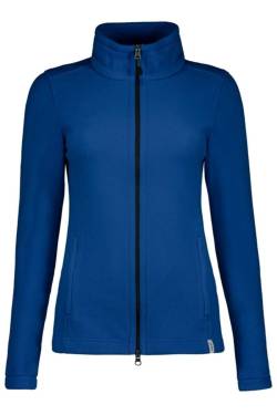 HAKRO Regular Fit Damen Fleecejacke blau, Einfarbig von HAKRO