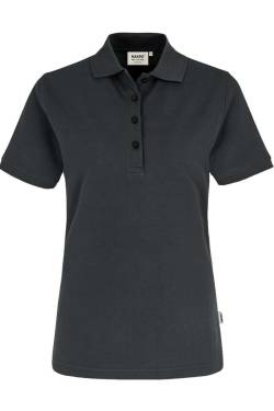 HAKRO Regular Fit Damen Poloshirt karbon, Einfarbig von HAKRO