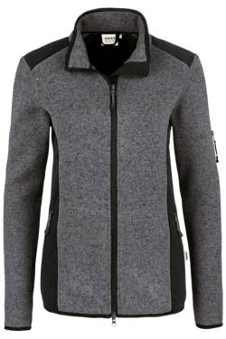 HAKRO Regular Fit Damen Sweatjacke grau, Einfarbig von HAKRO