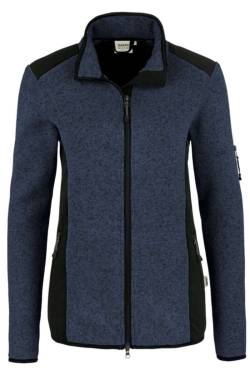 HAKRO Regular Fit Damen Sweatjacke navy, Einfarbig von HAKRO