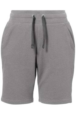 HAKRO Regular Fit Kurze Jogginghose grau, Meliert von HAKRO