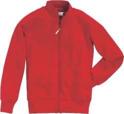 HAKRO Sweatjacke College, Rot, L von HAKRO