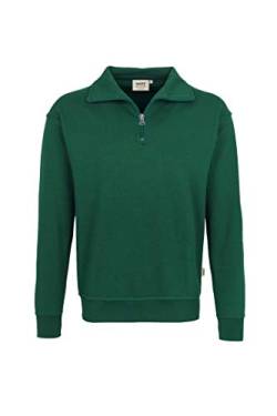HAKRO Zip-Sweatshirt, dunkelgrün, Größen: XS - XXXL Version: L - Größe L von HAKRO
