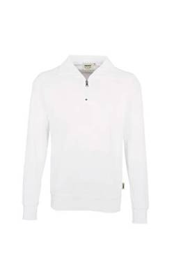 HAKRO Zip-Sweatshirt, weiß, Größen: XS - XXXL Version: XS - Größe XS von HAKRO