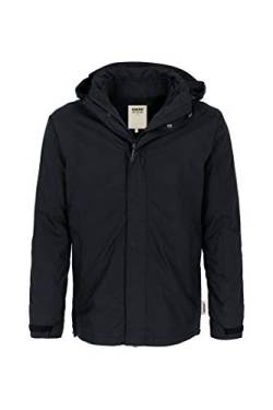 Hakro Active Jacke Boston, schwarz/fleece in schwarz, S von HAKRO