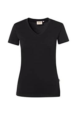 Hakro Damen-V-Shirt Stretch, HK172-schwarz, L von HAKRO