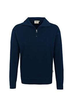 Hakro Zip Sweatshirt Premium, marine, L von HAKRO