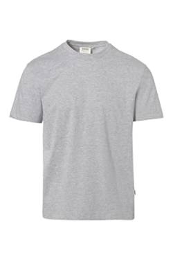 T-Shirt Heavy, ash-meliert, S von HAKRO