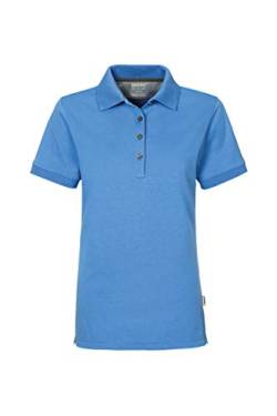 Women-Poloshirt Cotton-Tec, HK214-malibu-blue, S von HAKRO