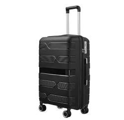 HALAHAI Koffer Gepäck Reisekoffer 20/24/28 Zoll Leichter, Langlebiger 4-Rad-Spinner-Reisekoffer In Kabinengröße Für Damen Rollkoffer Trolley Koffer (Color : C, Size : 28in) von HALAHAI