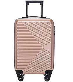 HALAHAI Koffer Gepäck Reisekoffer Aufgegebenes Gepäck, Hartschalenkoffer, 20-Zoll-Gepäck Mit Spinner-Rollen-Koffer Rollkoffer Trolley Koffer (Color : B, Size : 20inch) von HALAHAI