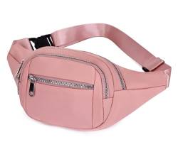 HANDAFA Laufende Hüfttasche für Frauen Crossbody Rucksack Mode Athletic WaistPack, Z-pink, Einheitsgröße von HANDAFA