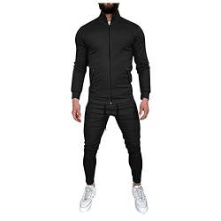 HANXIULIN Herren Trainingsanzug Freizeitanzug Männer Jogging Anzug Sweatshirt Hose Fitness Jogginganzüge Sportbekleidung Sporthose Und Trainingsjacke von HANXIULIN