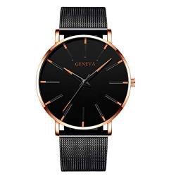 HANXIULIN Watch Men Classic Style Quartz Watch Belt Mesh Strap Men's Watch Automatic Mechanical Automatic Watch von HANXIULIN