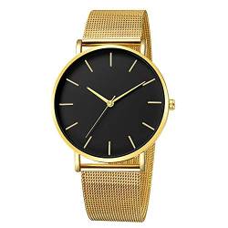 Hanxiulin Men's Watch Classic Style Quartz Watch Automatic Mechanical Automatic Watch Men's Mesh Strap Watch von HANXIULIN