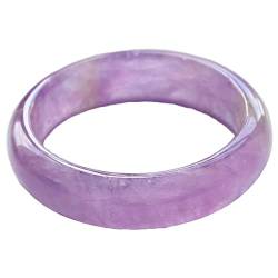 HAODUOO Natürlicher violetter Amethyst-Edelstein for Damen, Kristall-Armreif, Innendurchmesser 57 mm von HAODUOO