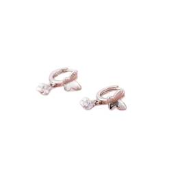 HAODUOO Sterling Silber Schmetterling Ohrringe Mode Geschenk Ohrringe von HAODUOO
